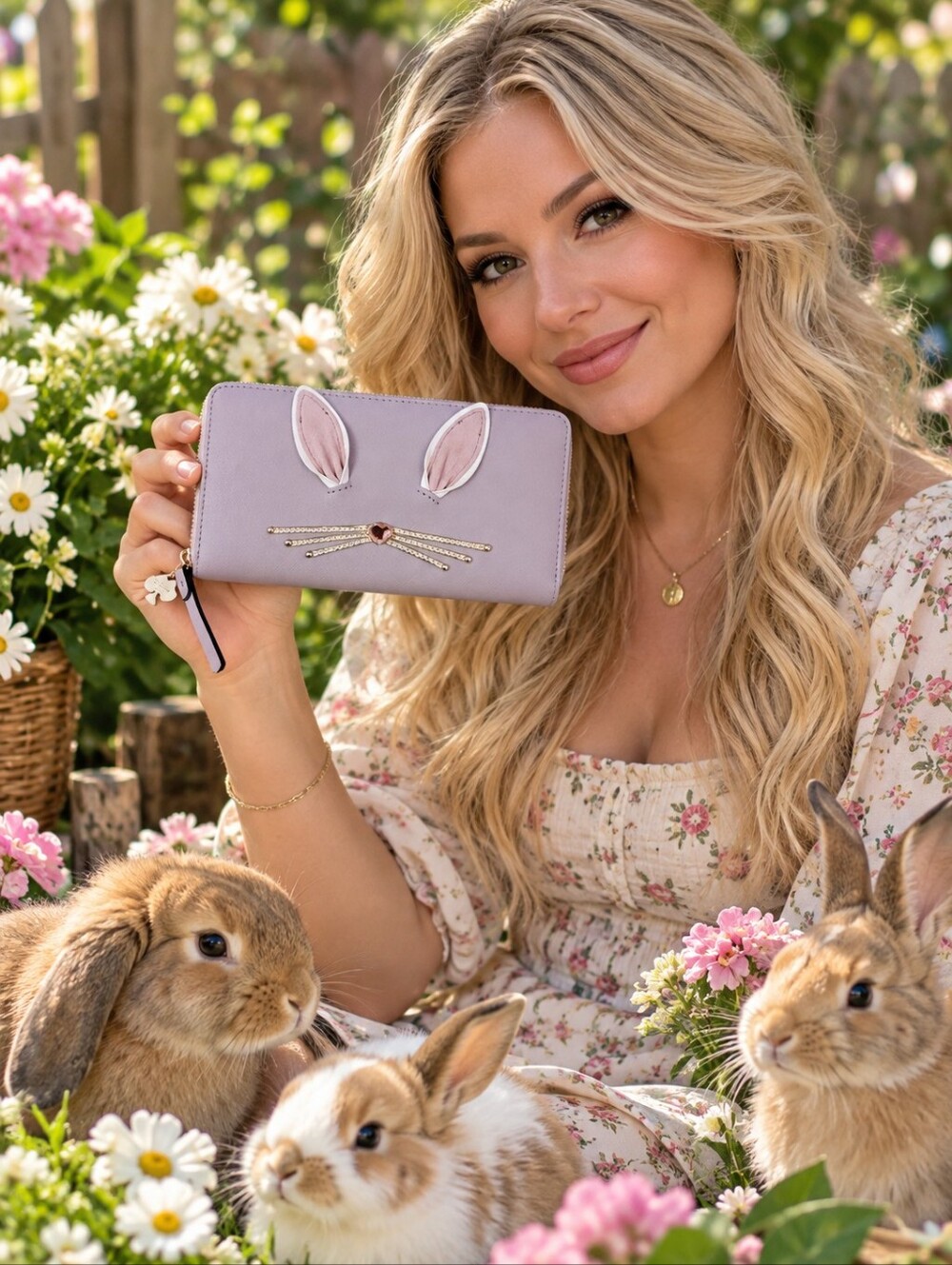 Kate Spade Bunny Rabbit Wallet - Picture 7 of 11